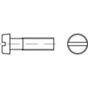 TOOLCRAFT 84T08,0X065 TO-6606591 skrutky s valcovou hlavou  M8 65 mm drážka DIN 84   titan  1 ks