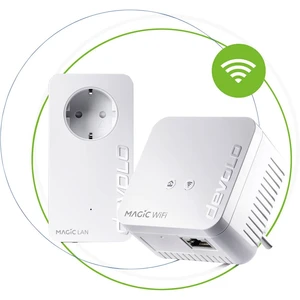 Devolo Magic 1 WiFi mini Starter Kit EU Powerline Wi-Fi Starter Kit 1.25 GBit/s