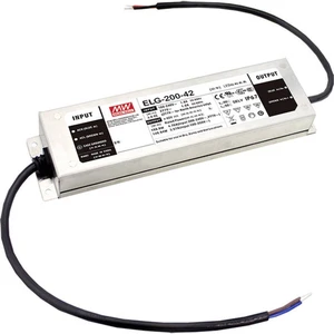 Mean Well ELG-200-54AB-3Y LED driver  konštantné napätie 200.88 W 1.86 - 3.72 A 50 - 57 V/DC stmievací funkcie 3v1, mont