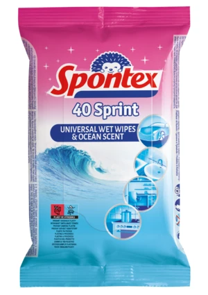 Spontex Fresh Ocean vlhčené obrúsky