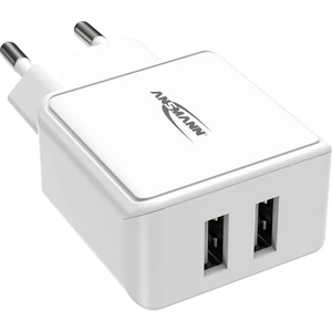 Ansmann HomeCharger HC212 1001-0114 USB nabíjačka do zásuvky (230 V) Výstupný prúd (max.) 2400 mA 2 x USB 2.0 zásuvka A