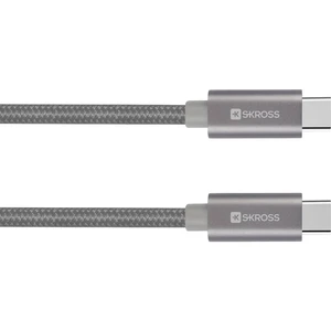 Skross #####USB-Kabel USB 2.0 #####USB-C™ Stecker, #####USB-C™ Stecker 2.00 m sivá