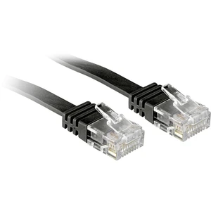 LINDY 47525 RJ45 sieťové káble, prepojovacie káble CAT 6 U/UTP 10.00 m čierna s ochranou 1 ks