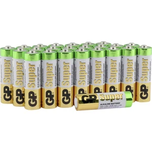 GP Batteries Super tužková batéria typu AA alkalicko-mangánová  1.5 V 24 ks