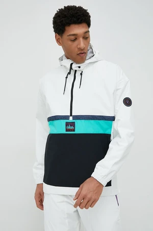 Bunda Quiksilver Steeze biela farba