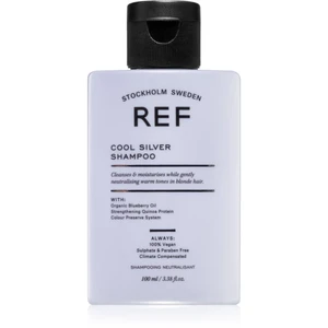 REF Cool Silver Shampoo stříbrný šampon neutralizující žluté tóny 100 ml