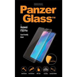 Temperált védőüveg PanzerGlass Case Friendly Huawei P30 Lite, fekete