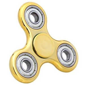 Fidget Spinner, metál fényű, arany