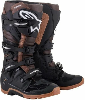 Alpinestars Tech 7 Enduro Boots Black/Dark Brown 45,5 Topánky