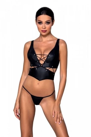 Passion Francesca bikiny Erotická souprava L/XL černá