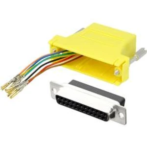 D-SUB adaptér D-SUB zásuvka 25pólová - RJ45 zásuvka 8p8c encitech DA25-SMJ8-K-Y-RC 1 ks