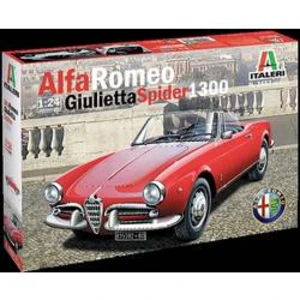 Model auta, stavebnice Italeri Alfa Romeo Giulietta Spider 1300 3653, 1:24