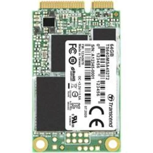 Interní mSATA SSD pevný disk 64 GB Transcend MSA452T2 Retail TS64GMSA452T2 SATA 6 Gb/s