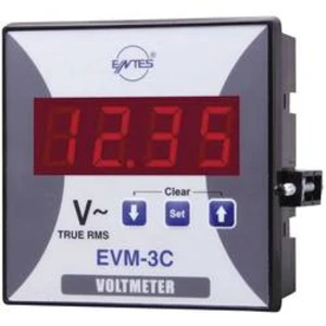 Panelový voltmetr Entes, EVM-3-96, 10 - 600 V/AC