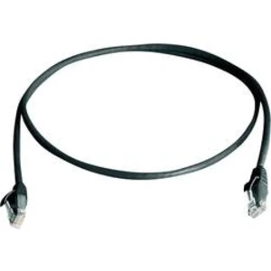 Síťový kabel RJ45 Telegärtner L00003E0000, CAT 5e, U/UTP, 5.00 m, černá