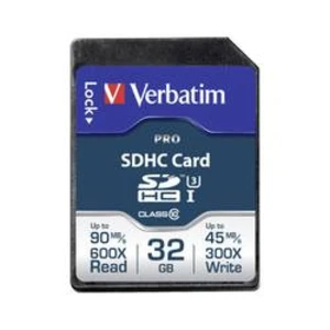 Karta SDHC, 32 GB, Verbatim PRO 47021, Class 10 UHS-I, Class 10