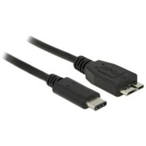 USB 3.0 kabel Delock 83676, 50.00 cm, černá