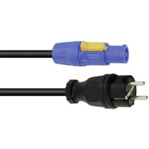 Napájecí kabel PSSO H07RN-F 30235030 [1x zástrčka s ochranným kontaktem - 1x zástrčka PowerCon], 1.50 m, černá