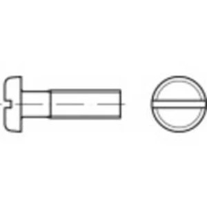 Šrouby s plochou hlavou TOOLCRAFT 1059836, N/A, M4, 16 mm, nerezová ocel, 1000 ks