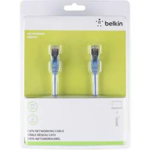 Síťový kabel RJ45 Belkin A3L981BT10MBLHS, CAT 6, S/FTP, 10.00 m, modrá