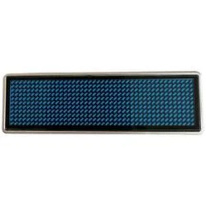 LED štítek se jménem 125909 125909, 125909, 44 x 11 Pixel, (š x v x h) 93 x 30 x 6 mm, modrá