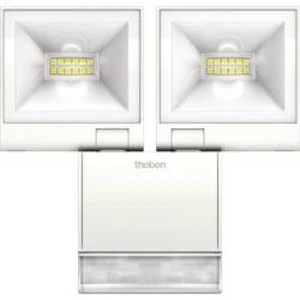 Venkovní LED reflektor s PIR detektorem Theben theLeda S20 W WH 1020933, 20 W, N/A, bílá