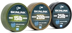 Nash návazcová šňůrka potahovaná skinlink semi stiff 10 m hravel hnědá-průměr 20 lb / nosnost 9,07 kg