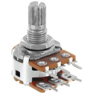 Otočný potenciometr Stereo Alpha RV16A01F20KA5KM RV16A01F20KA5KM, 0.05 W, 5 KΩ, 1 ks