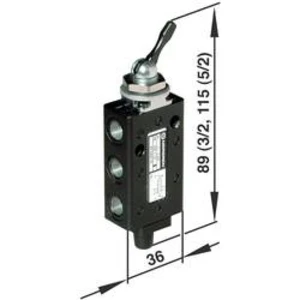 Elektromagnetický ventil Norgren 03040302, 3/2-cestné, G 1/8