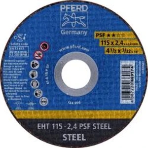 Řezný kotouč rovný PFERD 61730026, EHT 115-2,4 PSF STEEL Průměr 115 mm 25 ks