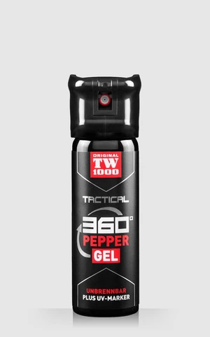 Obranný sprej Tactical Pepper - Gel TW1000® / 45 ml (Barva: Černá)