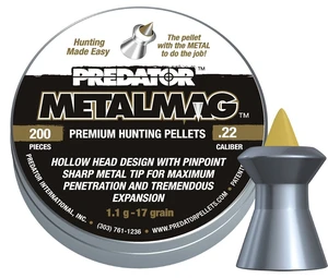 Diabolky Predator Metalmag 5.5 mm JSB® / 200 ks (Barva: Vícebarevná)