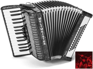 Weltmeister Rubin 30/60/II/3 MT Acordeon cu clape Red