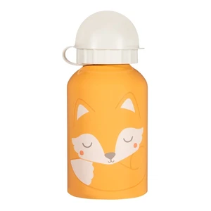 Oranžovo-biela detská fľaša na pitie Sass & Belle Woodland Fox, 250 ml