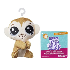 Littlest Pet Shop - Plyšák s klipem - více druhů