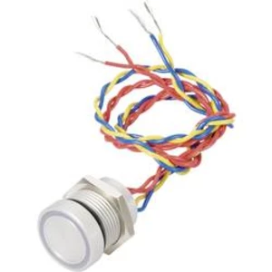 Piezo tlačítko APEM, 24 V DC/AC, 0,2 A, IP 69K, PBARZAF0000E2A, zelená