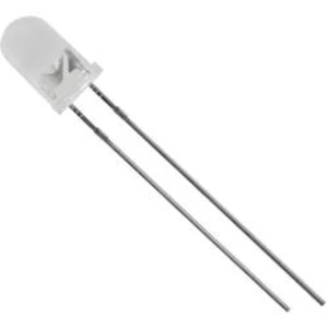 LED s vývody TRU COMPONENTS 1573718, 1573718, typ čočky kulatý, 5 mm, 15 °, 20 mA, 2.1 V, žlutá