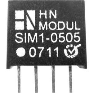 DC/DC měnič HN Power SIM1-1224-SIL4, vstup 12 V, výstup 24 V, 42 mA, 1 W