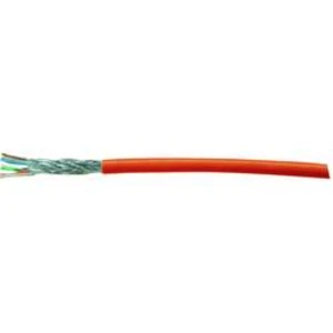 Ethernetový síťový kabel CAT 7 S/FTP Kash 70I097, 4 x 2 x 0.25 mm², oranžová, metrové zboží