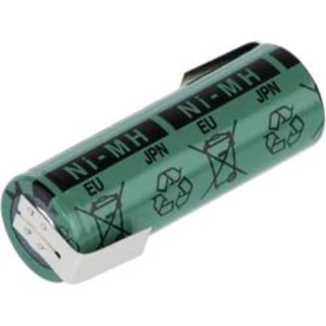 Akumulátor s pájecími kontakty NiMH A, 1,2 V, 2700 mAh