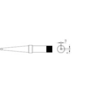 Pájecí hrot Weller 4PTL6-1, dlouhý, 2 mm