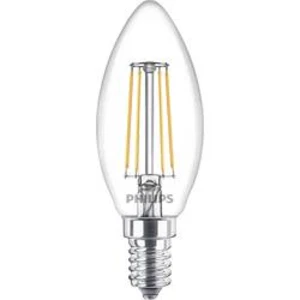 LED žárovka Philips Lighting 76217900 230 V, E14, 4.3 W = 40 W, studená bílá, A++ (A++ - E), 1 ks