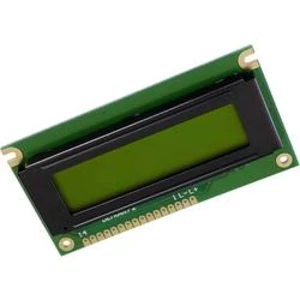 LCD displej Display Elektronik DEM08172SYH-PY, (š x v x h) 84 x 44 x 7.6 mm, žlutozelená