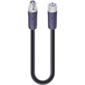 Připojovací kabel pro senzory - aktory Lumberg Automation RST 4T-RKT 4T-723/0,3 M SW 934853313 zástrčka, rovná, zásuvka, rovná, 30.00 cm, 1 ks