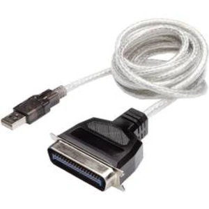 Kabel USB 2.0 vidlice ⇔ vidlice Centronics, 1,8 m, Digitus