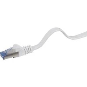 Síťový kabel RJ45 Renkforce CAT6A S/FTP patch 5 m, plochý