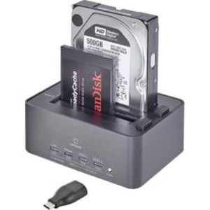 Dokovací stanice pro pevný disk Renkforce rf-docking-10 RF-4263357, SATA, USB-C™ USB 3.2 (1. generace)