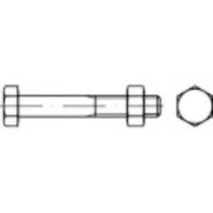 Šestihranné šrouby TOOLCRAFT 110889, N/A, M20, 250 mm, ocel, 10 ks