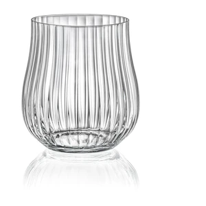 Súprava 6 pohárov na whisky Crystalex Tulipa Optic, 350 ml