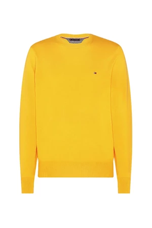 Tommy Hilfiger Sweater - PIMA COTTON CASHMERE CREW NECK yellow
